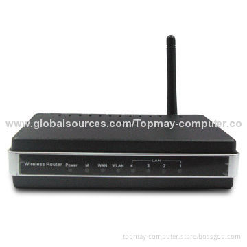 Wireless Router, Built-in 4-port 10/100Mbps Switch, Supports Microsoft's Windows 95/98/Me/2000/XP
